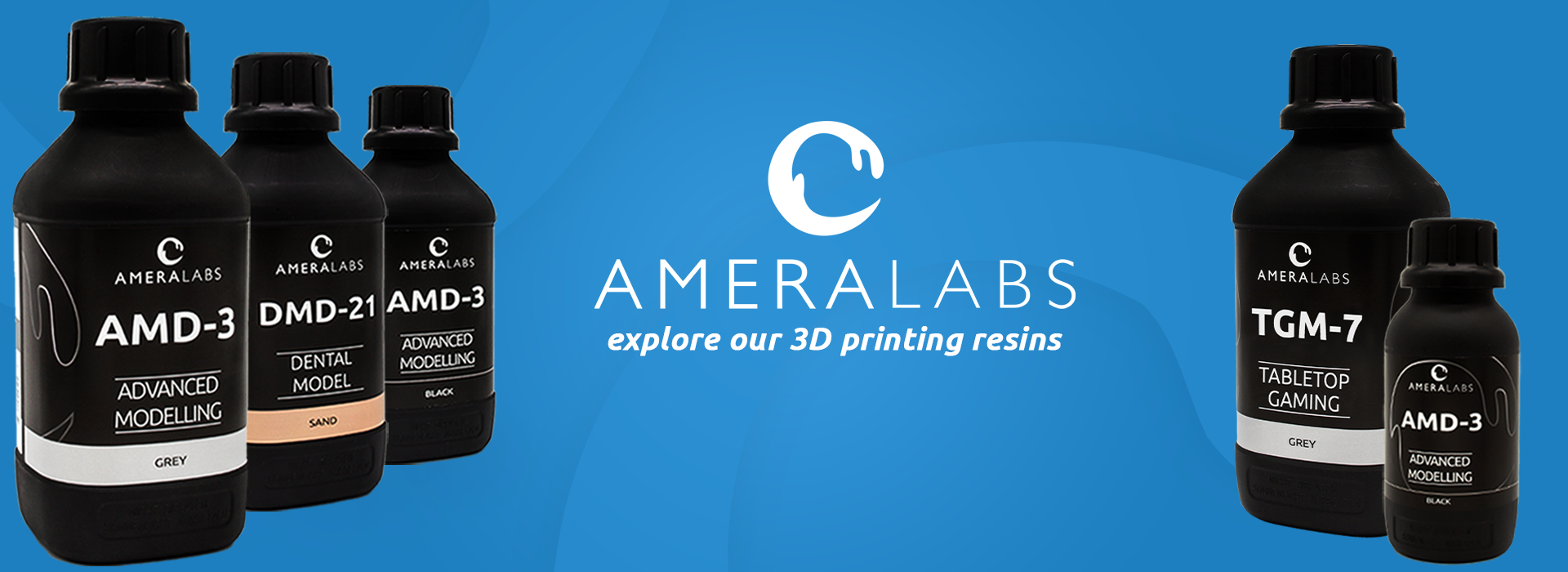 Invitation to explore AmeraLabs 3D printing resin shop